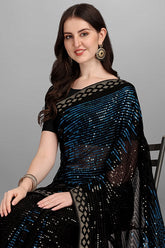 Designer Sequence Work Saree